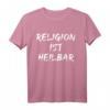 Religion ist Heilbar T-Shirt - Lustiges Geschenk für Humorvolle mit religiösem Spruch, klassisch geschnitten