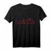 Ruhrgebiet EKG Linie Bergbau mit Schlägel & Eisen T-Shirt - Bergmann & Industrie Design