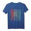Glück Auf! Bergbau T-Shirt Bochum Skyline Vintage – Heimatverbundenes Geschenk für Freunde, Familie & Ex-Bergleute aus dem Pott