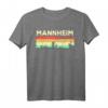 Mein Mannheim Skyline T-Shirt – Heimatstadt Souvenir & Geschenkidee für Mannheim-Fans, Geburtstag & Weihnachten