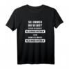 T-Shirt Für Gladbachfans - Sei Immer Gladbach Fan Spruch, Perfektes Fan-Shirt für Stadion & Supporter, Geschenkidee für Fans aller Altersgruppen