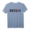 I Love Berlin - Buntes Berlin Deutschland Illustration Graphic T-Shirt für Touristen, Fans & Souvenir-Sammler