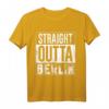 Straight Outta Berlin Geschenk – Witziges Lifestyle T-Shirt für Berliner und Touristen als Souvenir