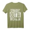 Straight Outta Berlin Geschenk – Witziges Lifestyle T-Shirt für Berliner und Touristen als Souvenir