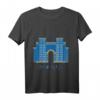 Babylon T-Shirt mit Ishtar-Tor, Mesopotamischer Flagge & antiken Symbolen – Klassisch geschnitten, doppelt genähter Saum
