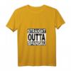 Damen Straight Outta Spandau Berlin T-Shirt mit V-Ausschnitt – Zeitloses Stadtteil-Design für Berlinerinnen und Berliner, perfekte Geschenkidee