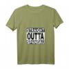 Damen Straight Outta Spandau Berlin T-Shirt mit V-Ausschnitt – Zeitloses Stadtteil-Design für Berlinerinnen und Berliner, perfekte Geschenkidee