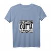 Damen Straight Outta Spandau Berlin T-Shirt mit V-Ausschnitt – Zeitloses Stadtteil-Design für Berlinerinnen und Berliner, perfekte Geschenkidee