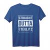 Vintage Lustig 'Straight Outta Steglitz' T-Shirt - Berliner Bezirksdesign im Used-Look für Fans und Bewohner