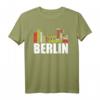 Berliner Schnauze Outfit Skyline Dialekt - Lustiges Berlin T-Shirt als Souvenir, Geschenk oder Party-Outfit