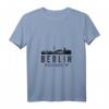 Damen Berlin Souvenir Shirt mit Skyline & V-Ausschnitt – Vintage Retro Design, ideales Geschenk für Berlin-Liebhaber & Touristen