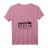 Damen Berlin Souvenir Shirt mit Skyline & V-Ausschnitt – Vintage Retro Design, ideales Geschenk für Berlin-Liebhaber & Touristen