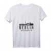 Damen Berlin Souvenir Shirt mit Skyline & V-Ausschnitt – Vintage Retro Design, ideales Geschenk für Berlin-Liebhaber & Touristen