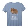 HapPanda T-Shirt für Wildschwein- und Löwenfans – Humorvolles Tiermotiv zum Geburtstag