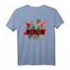 Floral Berlin Deutschland T-Shirt – Travel & Souvenir Shirt für Sommer, Party & Alltag, Trendiges Berlin Motiv