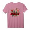 Floral Berlin Deutschland T-Shirt – Travel & Souvenir Shirt für Sommer, Party & Alltag, Trendiges Berlin Motiv