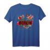 Floral Berlin Deutschland T-Shirt – Travel & Souvenir Shirt für Sommer, Party & Alltag, Trendiges Berlin Motiv