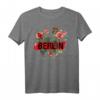 Floral Berlin Deutschland T-Shirt – Travel & Souvenir Shirt für Sommer, Party & Alltag, Trendiges Berlin Motiv