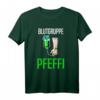 Blutgruppe Pfeffi - Lustiges Trink- und Partyshirt für Pfeffi-Liebhaber, Freunde & Saufcrew