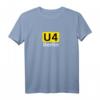 U4 -T-Shirt - Berlin, Stylisches Souvenir für Berlin-Besucher und Berliner, mit U-Bahn Design