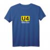 U4 -T-Shirt - Berlin, Stylisches Souvenir für Berlin-Besucher und Berliner, mit U-Bahn Design