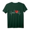 Ich liebe Berlin T-Shirt mit Skyline und Herzschlag – Souvenir & Fanartikel für Berlin-Fans, Touristen & Einwohner