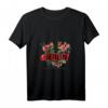 Damen Floral Berlin Deutschland V-Ausschnitt T-Shirt – Trendiges Sommer- und Alltagsshirt für Reisen, Partys & mehr