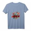 Damen Floral Berlin Deutschland V-Ausschnitt T-Shirt – Trendiges Sommer- und Alltagsshirt für Reisen, Partys & mehr