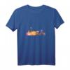 Skyline Berlin Deutschland Hauptstadt Watercolor Look T-Shirt - Künstlerisch gestaltetes Souvenir für Berlin Fans und Großstadtliebhaber