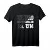 Bielefeld Stadt T-Shirt mit Gründungsjahr 1214 – Regionales Souvenir & Jubiläumsartikel aus Ostwestfalen