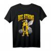 Bee Strong Fitness Gym Biene Bodybuilding T-Shirt – Lustiges Workout-Outfit für Bodybuilder, Fitnesstrainer & als Geschenk zu Weihnachten & Geburtstag