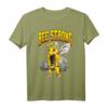 Bee Strong Fitness Gym Biene Bodybuilding T-Shirt – Lustiges Workout-Outfit für Bodybuilder, Fitnesstrainer & als Geschenk zu Weihnachten & Geburtstag