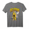 Bee Strong Fitness Gym Biene Bodybuilding T-Shirt – Lustiges Workout-Outfit für Bodybuilder, Fitnesstrainer & als Geschenk zu Weihnachten & Geburtstag