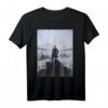 Caspar David Friedrichs Wanderer über den Nebelmeer T-Shirt - Romantisches Kunstmotiv, klassisch geschnitten