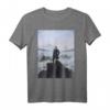 Caspar David Friedrichs Wanderer über den Nebelmeer T-Shirt - Romantisches Kunstmotiv, klassisch geschnitten