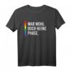 Lustiges Homo & LGBT Spruch T-Shirt mit Regenbogen - Supporter Mode für Queere, Schwule, Lesben & Allies