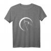 Wolfgeheul in der Nacht Geschenk T-Shirt – Lustiges Tiermotiv für Natur- und Wolf Liebhaber, Jäger & Tierfreunde