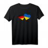 Deutschland Ukraine Herz Flagge T-Shirt – Liebe, Freundschaft & Patriotisches Geschenk für Deutschland und Ukraine Fans