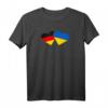 Deutschland Ukraine Herz Flagge T-Shirt – Liebe, Freundschaft & Patriotisches Geschenk für Deutschland und Ukraine Fans
