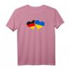 Deutschland Ukraine Herz Flagge T-Shirt – Liebe, Freundschaft & Patriotisches Geschenk für Deutschland und Ukraine Fans
