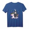Death Metal Grim Reaper reitet Einhorn Halloween T-Shirt – Horror, Zombies & Punk Rock Geschenk für Metal Fans