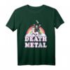 Death Metal Grim Reaper reitet Einhorn Halloween T-Shirt – Gruseliges Design für Metal- und Horror-Fans, perfekt für Halloween und Geschenkideen