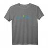 Mountainbike Herzschlag Herz Herzfrequenz Berge MTB T-Shirt – Perfektes Fahrrad Geschenk für Downhill, BMX & Extremsportler