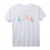 Herzschlag Fahrrad Radfahrer Mountainbike Radsport Retro Rad T-Shirt – Lustiges Retro Fahrrad Design für Radfahrer aller Art