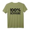 100% Schwabe Schwäbisch Spruch Lustig Schwaben T-Shirt – Perfektes Geschenk für Schwaben aus Stuttgart, Calw, Schwäbisch Hall & mehr