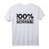 100% Schwabe Schwäbisch Spruch Lustig Schwaben T-Shirt – Perfektes Geschenk für Schwaben aus Stuttgart, Calw, Schwäbisch Hall & mehr