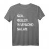 Lustiges Schwaben Wurstsalat T-Shirt mit Spruch – Perfektes Geschenk für Schwaben aus Stuttgart, Calw, Schwäbisch Hall & Region