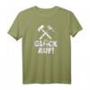 Glück auf! Vintage Ruhrpott T-Shirt mit Bergmann Symbolen – Geschenkidee für Ruhrgebiet-Fans, Bergleute & Freunde aus Gelsenkirchen, Dortmund, Essen, Bochum, Bottrop, Herne, Schalke & Duisburg