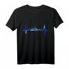 Bochum Skyline Herzschlag T-Shirt – Ich liebe Bochum und Ruhrpott, Fanartikel und Souvenir für echte Bochumer