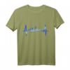 Bochum Skyline Herzschlag T-Shirt – Ich liebe Bochum und Ruhrpott, Fanartikel und Souvenir für echte Bochumer